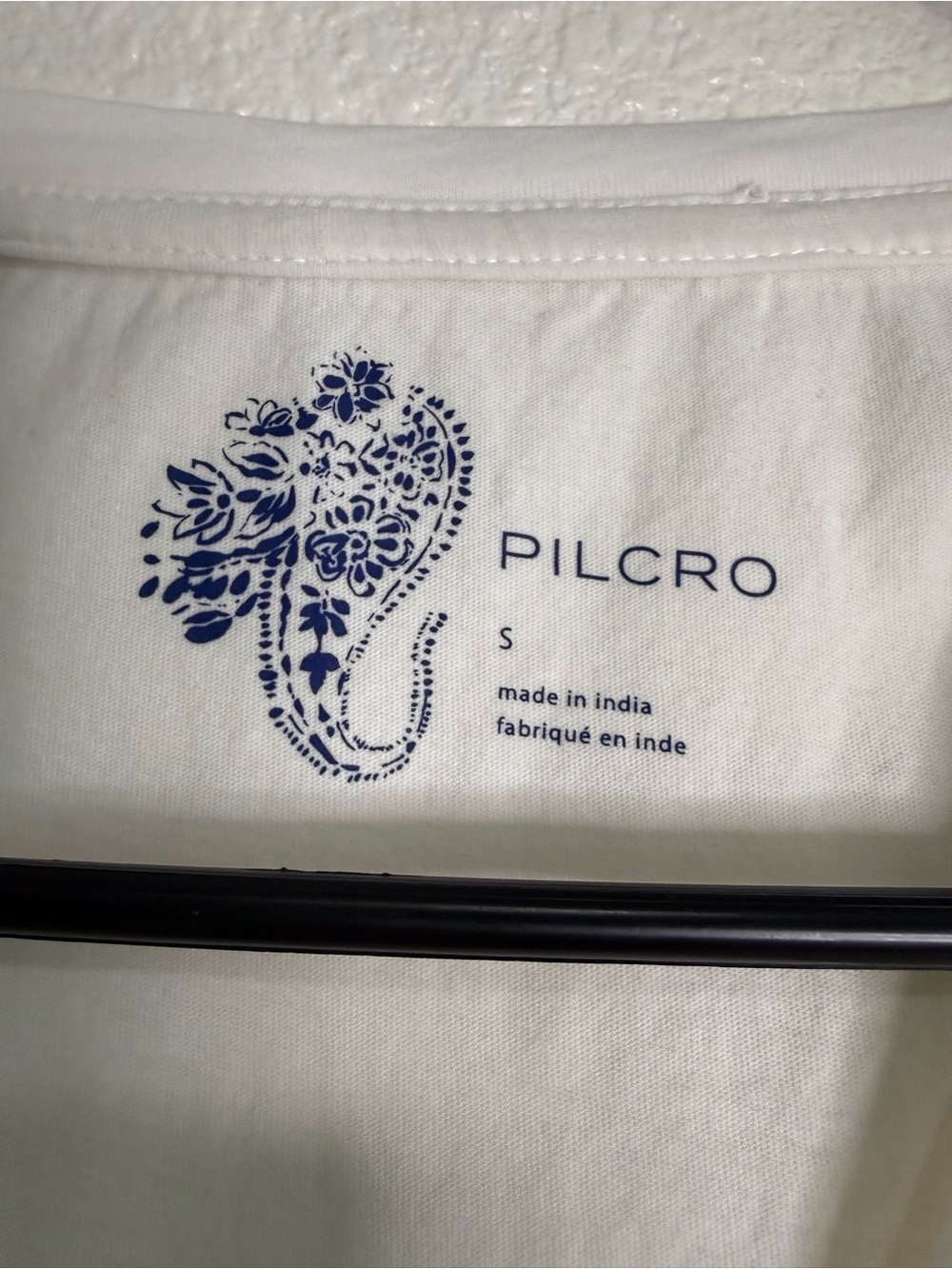 Pilcro Leopard Print Graphic T-Shirt Crochet Crew Short Sleeves Cotton (Box I) - Picture 6 of 8